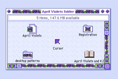 April Violets